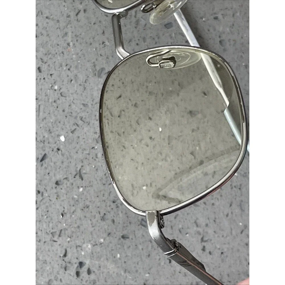 Luxottica titanium Eyeglasses Frames ONLY 1009 4014 52-19-135 silver full rim